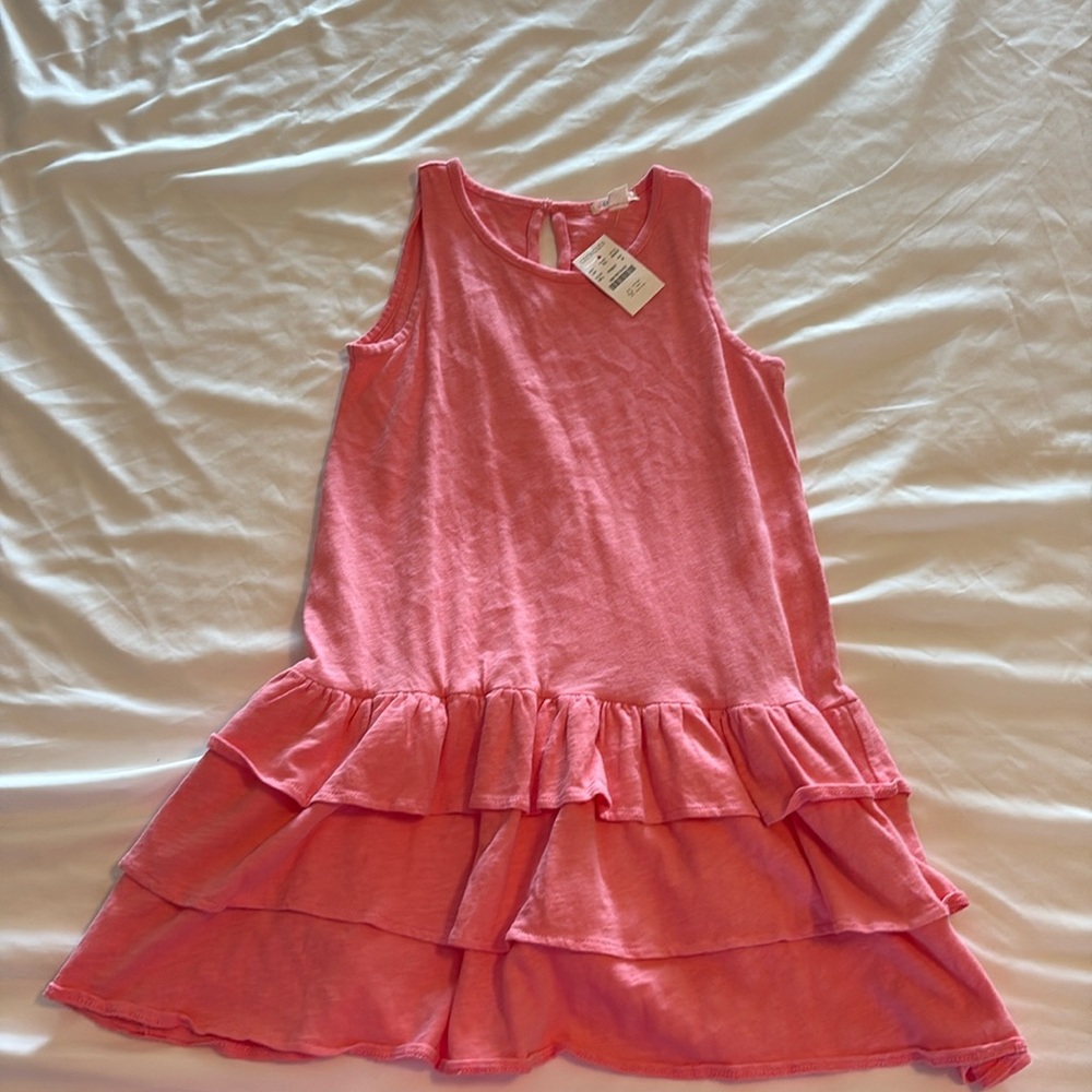NWT J. Crew size medium (8-9) girls dress. Cute ruffle bottom.